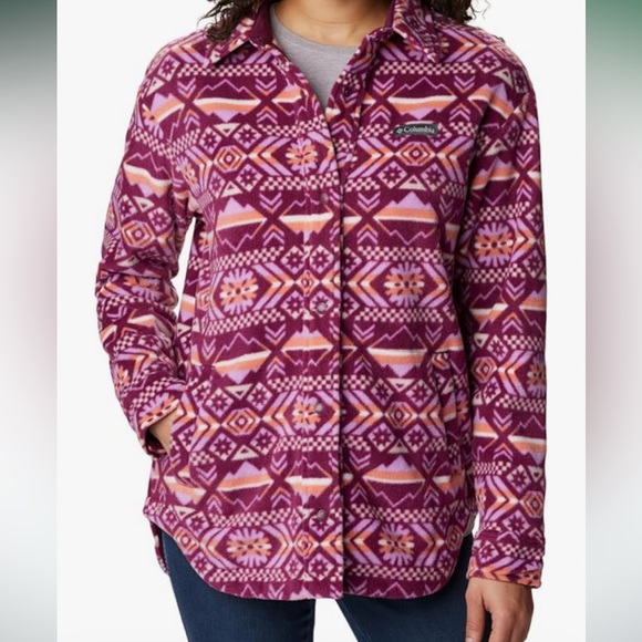NWOT Columbia Women's Benton Springs Shirt Jacket - Picture 7 of 7